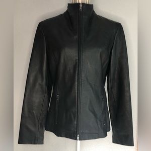 Kenneth Cole leather jacket women’s S